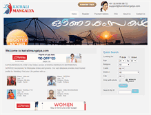Tablet Screenshot of kairalimangalya.com